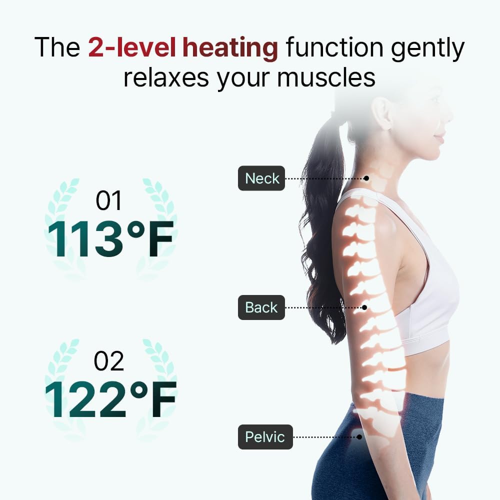 Klug Stretching Massager Ultra, Effortless auto-Stretching Mat