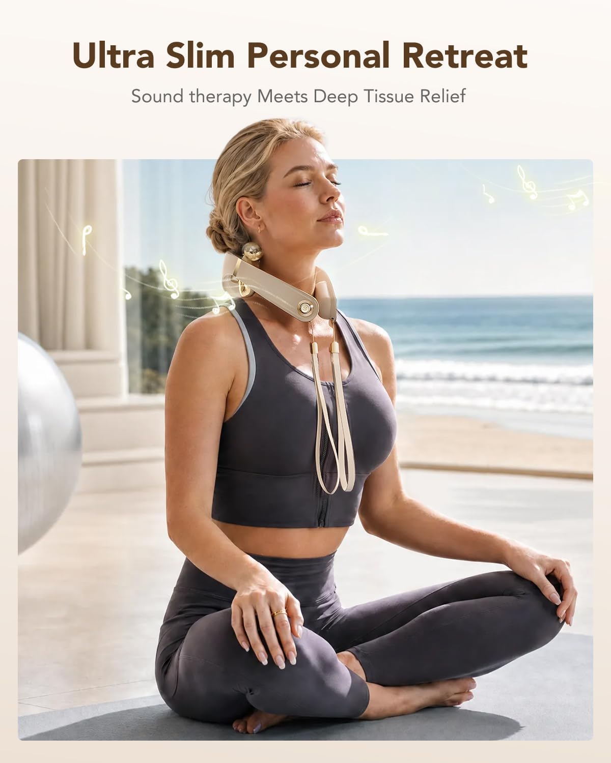 SKG PS700 Neck Massager with Heat for Strain Relief