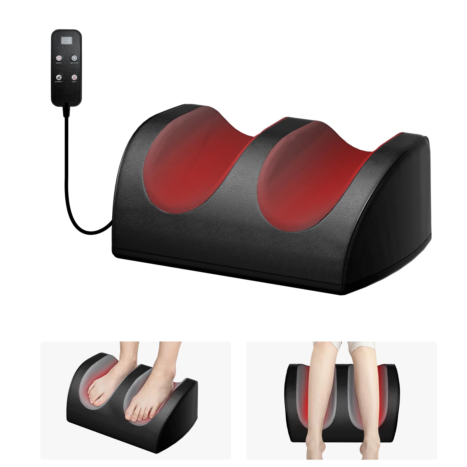 LINGTENG Shiatsu Foot & Calf Massager with Heat