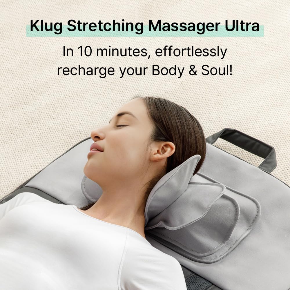 Klug Stretching Massager Ultra, Effortless auto-Stretching Mat