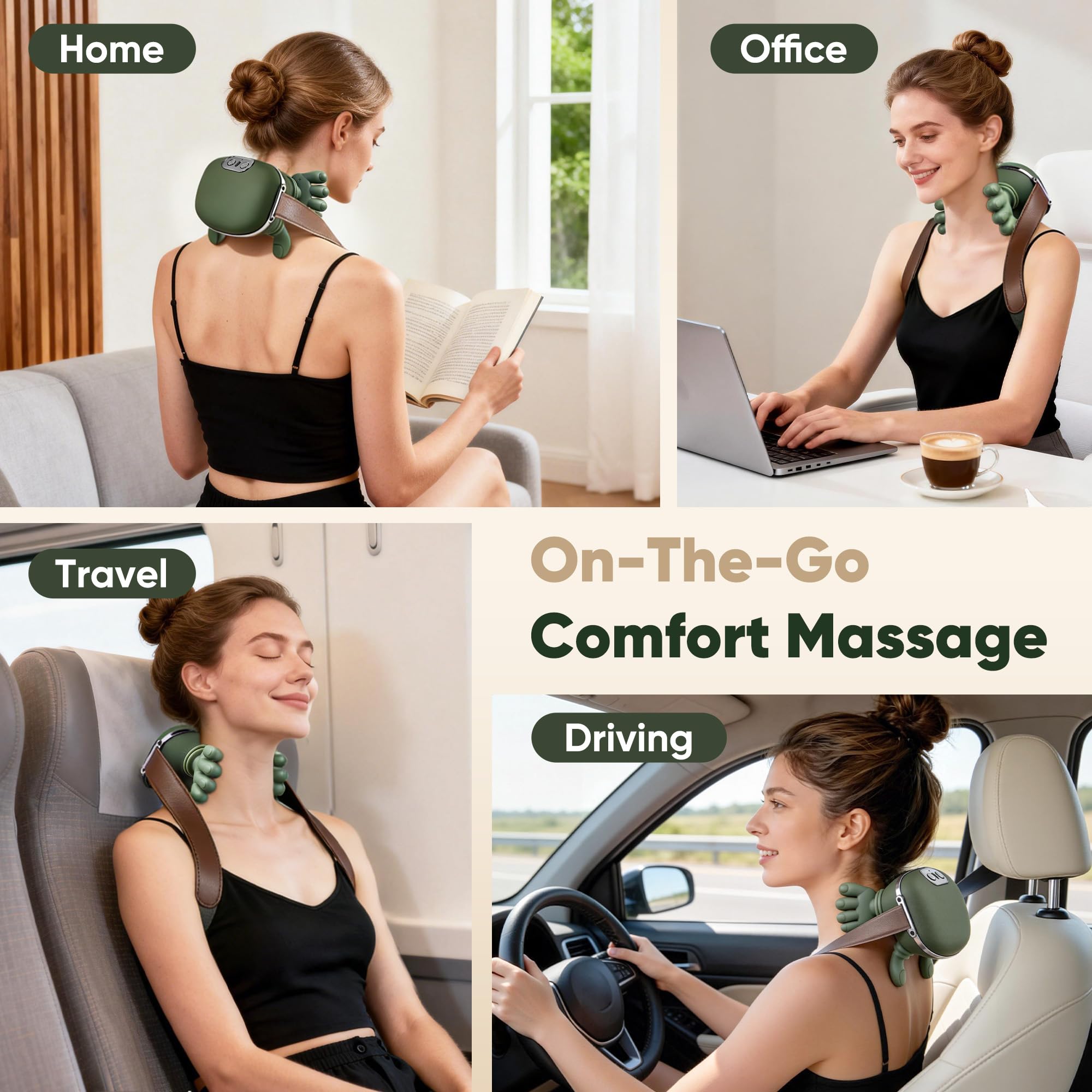 4D Heated Neck & Shoulder Massager