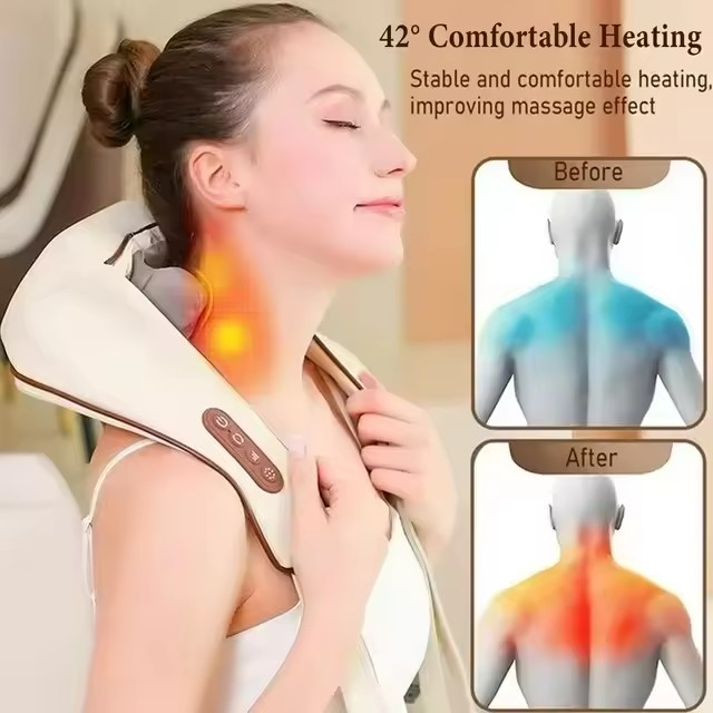 ZenShiatsu Japanese Heated Neck & Back Massager