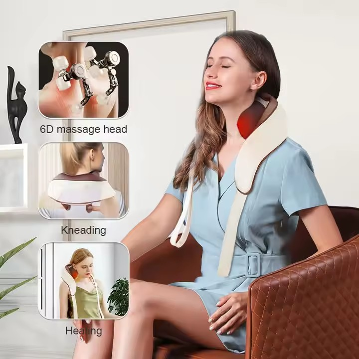ZenShiatsu Japanese Heated Neck & Back Massager